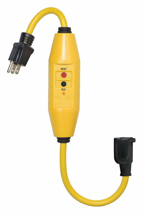 Line Cord GFCI 1.5ft 15A Yel 125V