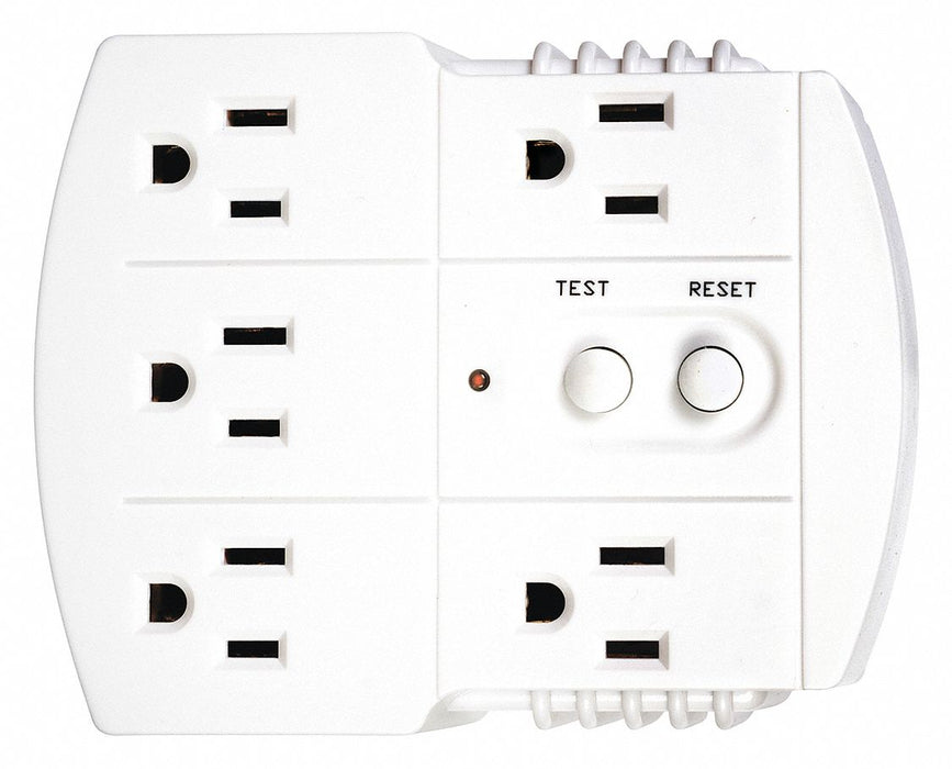 Plug-In GFCI w/o Cord 15A Wht 125V