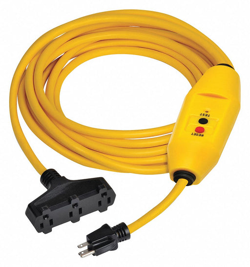 Line Cord GFCI 25ft 15A Yel 125V