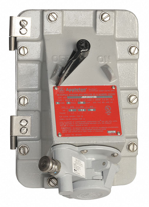 Recp 3P2W 30 A 240/480/600V AC 20hp