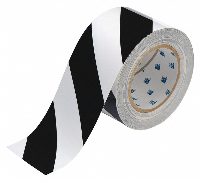 G5687 Floor Tape Black/White 3 inx100 ft Roll