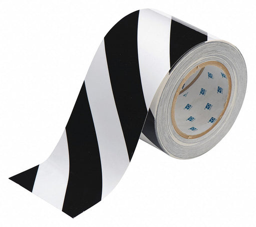 G5688 Floor Tape Black/White 4 inx100 ft Roll