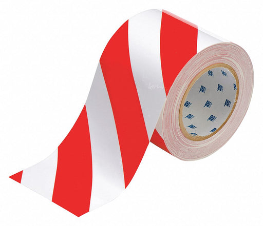 G5688 Floor Tape Red/White 4 inx100 ft Roll