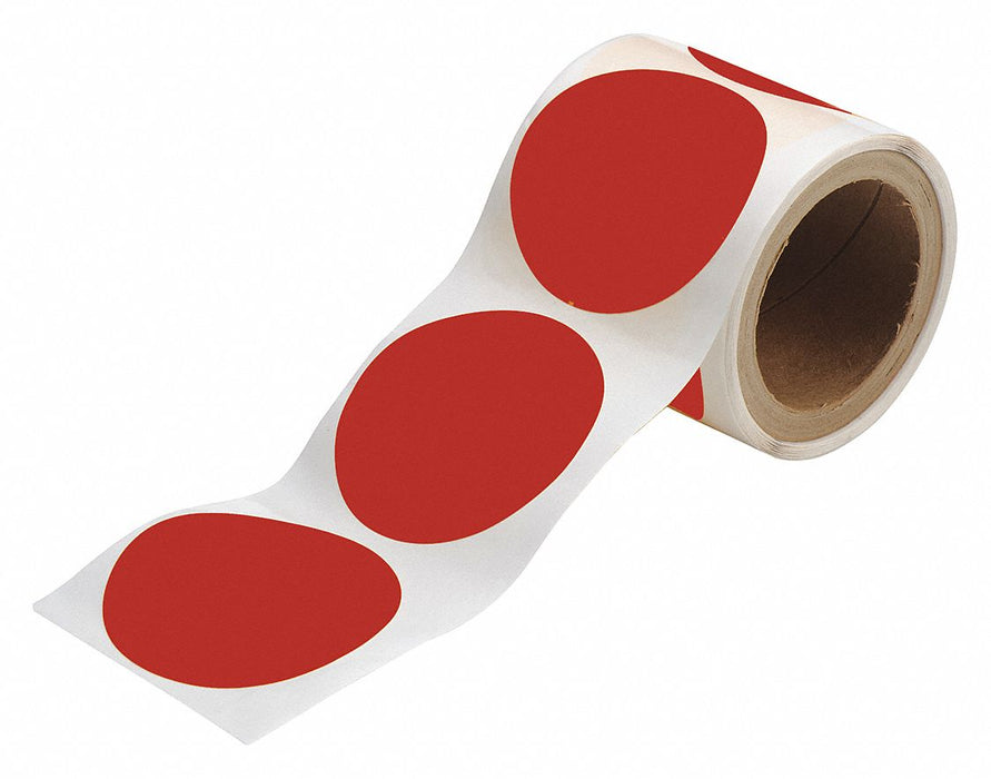 G5690 Floor Tape Red 3.5 in Circle PK350