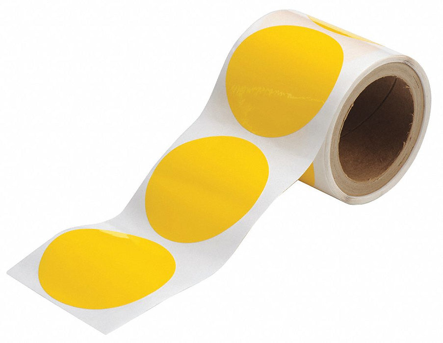 G5690 Floor Tape Yellow 3.5 in Circle PK350
