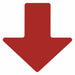 G5692 Floor Tape Red 2 inx5 in Arrow PK100