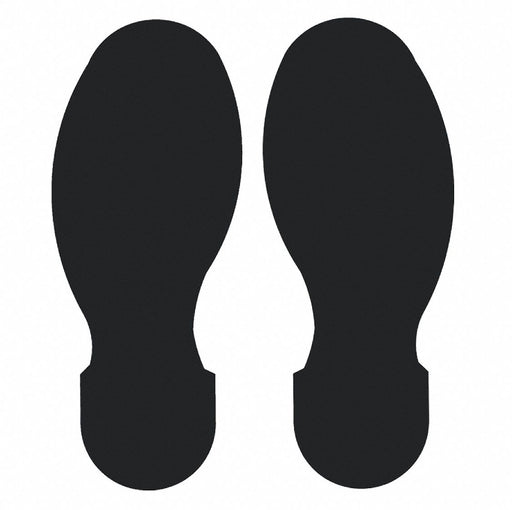 G5695 Floor Tape Black 3.5 inx10 in Foot PK10