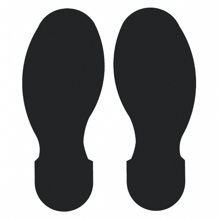G5695 Floor Tape Black 3.5 inx10 in Foot PK10