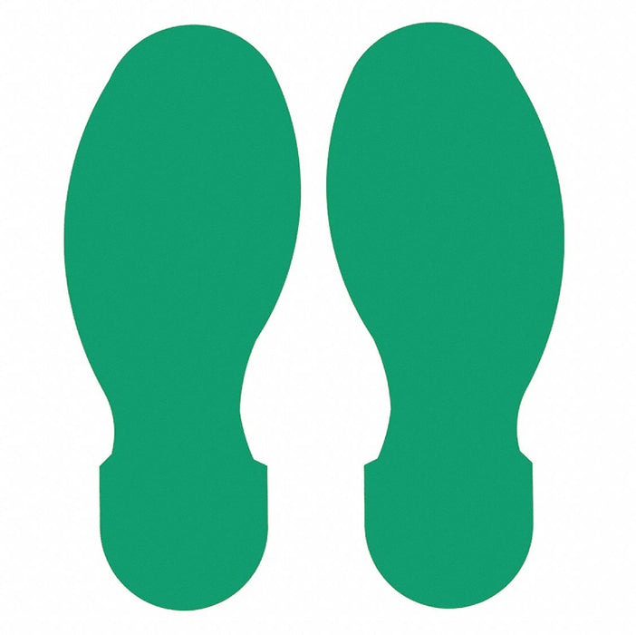 G5695 Floor Tape Green 3.5 inx10 in Foot PK10