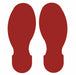 G5695 Floor Tape Red 3 1/2 inx10 in Foot PK10