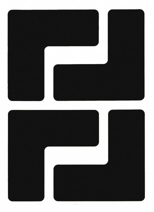 G5696 Floor Tape Black 2 inx5 in L PK20