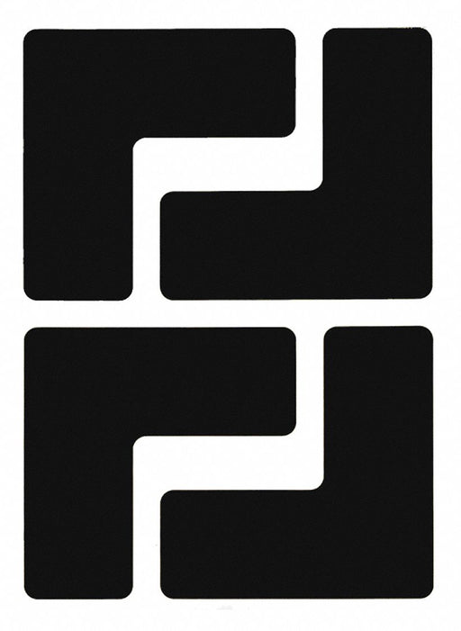 G5696 Floor Tape Black 2 inx5 in L PK20