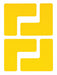 G5696 Floor Tape Yellow 2 inx5 in L PK20