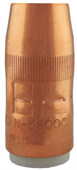 BERNARD Copper Conical MIG Weld Nozzle