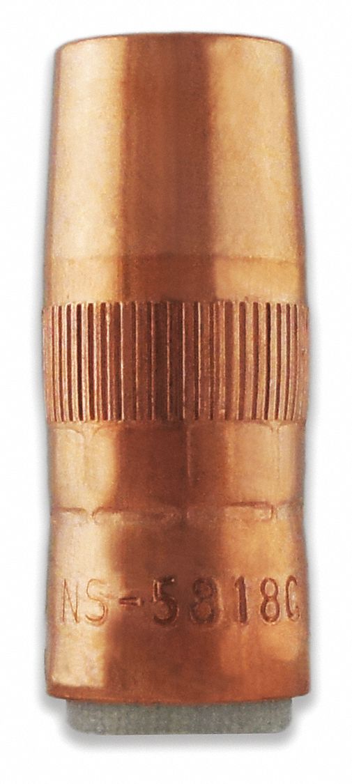 BERNARD Copper Conical MIG Weld Nozzle