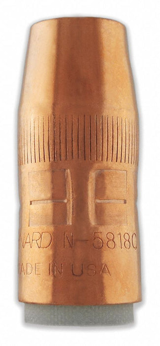 BERNARD Copper Conical MIG Weld Nozzle