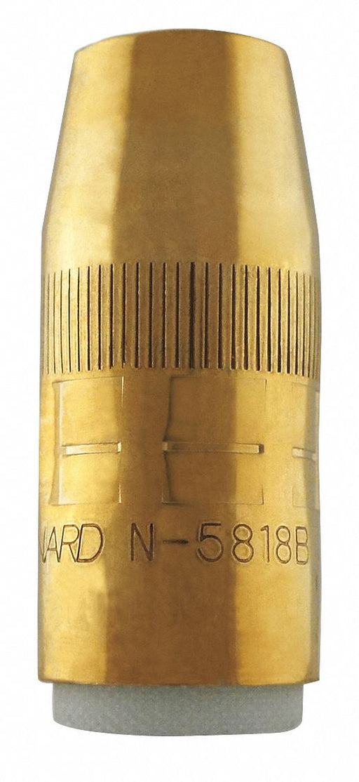 BERNARD Brass Conical MIG Welding Nozzle