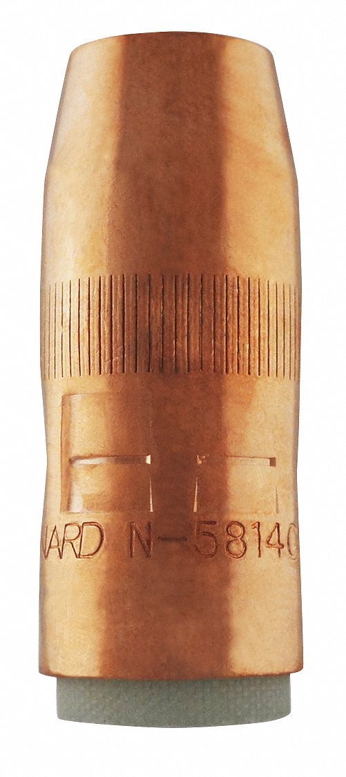 BERNARD Copper Conical MIG Weld Nozzle