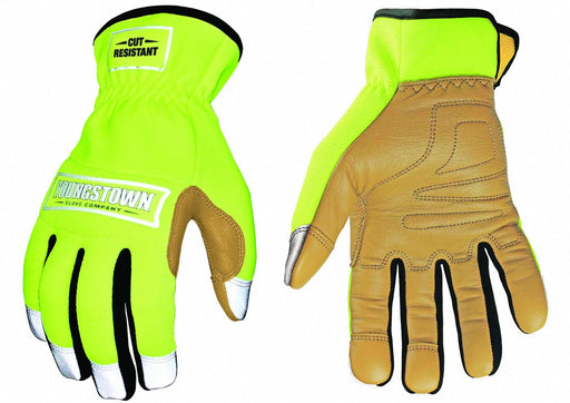 Glove Cut resistant lime Hybrid M PR