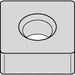 Insert Negative Insert GEO Flat Top