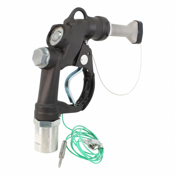 Fuel Nozzle Black 7 in Aluminum Spout
