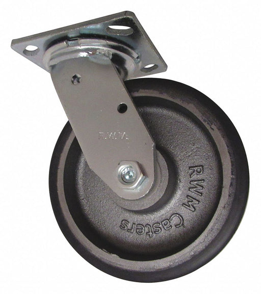 Swivel w/6x2 Urethane on Iron Wheel
