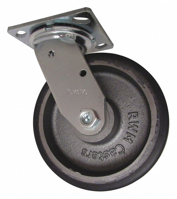 Swivel w/6x2 Urethane on Iron Wheel