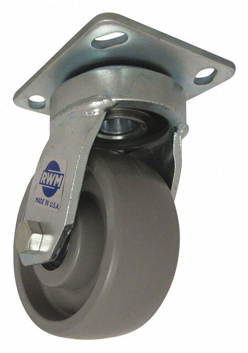 Plate Caster Swivel Nylon 7 1/2 H