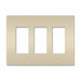 Rocker Wall Plate Smooth Plastic Ivory