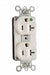 Receptacle 125V AC White