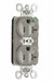 Receptacle 125V AC Gray