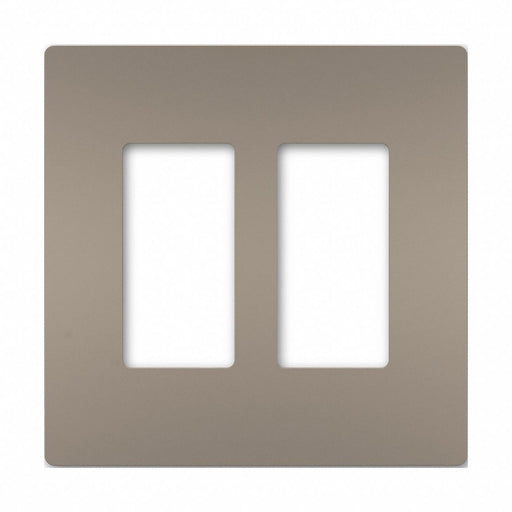 Rocker Wall Plate Smooth Plastic Silver