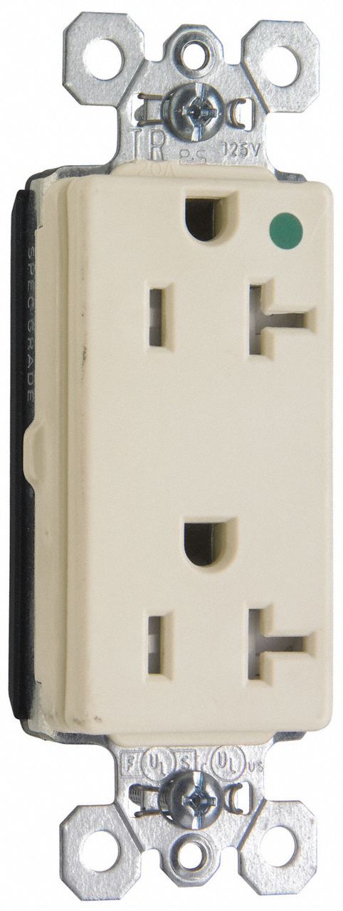 Receptacle 125V AC White