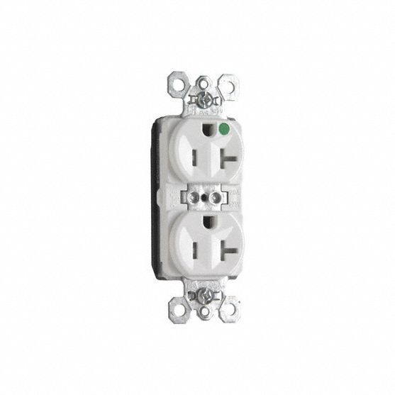 Receptacle 125V AC White