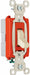 Wall Switch Ivory 20A Back Side SnglPole