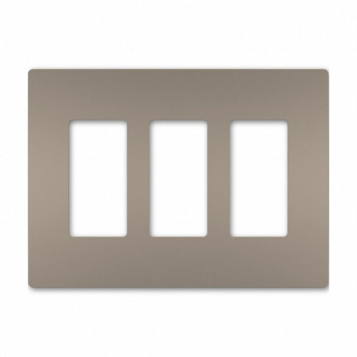 Rocker Wall Plate Smooth Plastic Silver