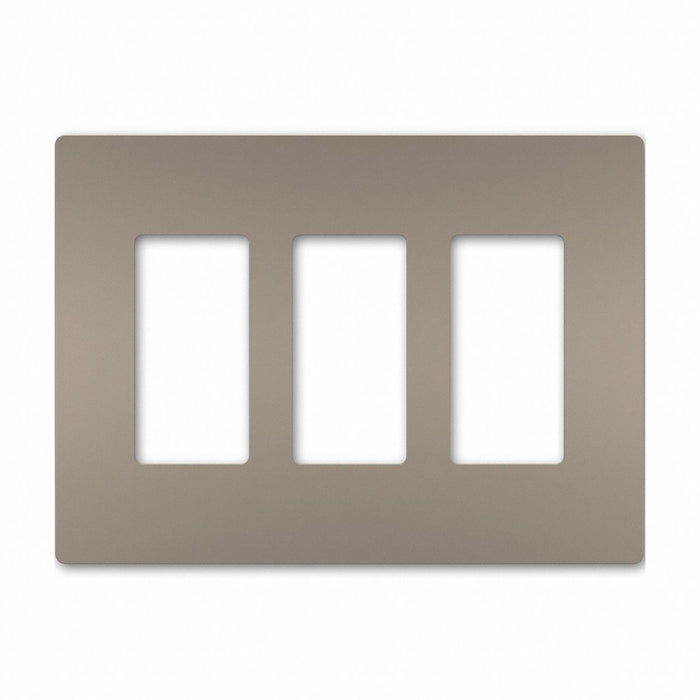 Rocker Wall Plate Smooth Plastic Silver
