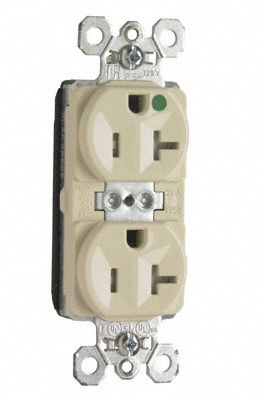 Receptacle 125V AC Light Almond
