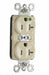Receptacle 125V AC Light Almond