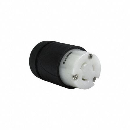 LckCon Strt 20 A Black White Nyl L6-20R