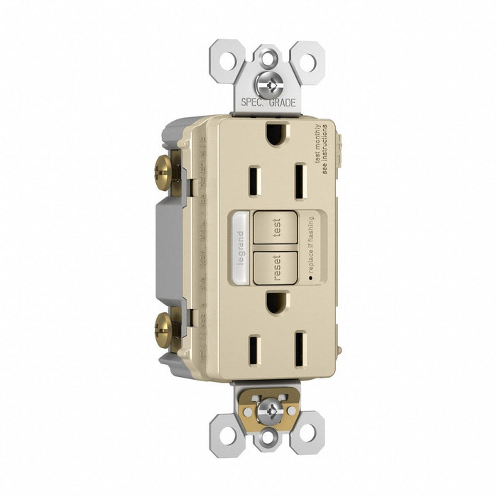 Nightlight GFCI Combo Dplx Switch 125VAC