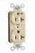 Receptacle 125V AC Ivory
