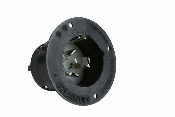 Flg LckInl 50 A Black Non-NEMA