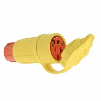 Straight Blade Connector 20 A Yellow