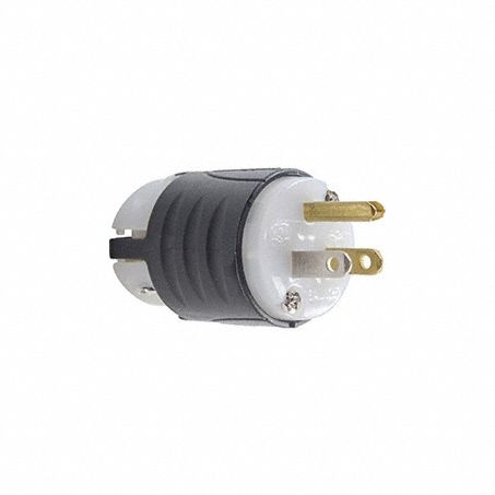 GCM Strt Plg Blk Wht 15 A Stnd 5-15P