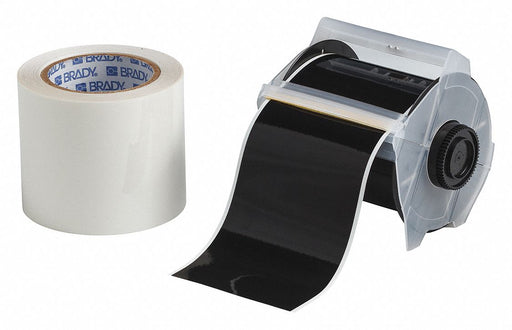 Floor Tape Black/Clear 4 inx100 ft Roll