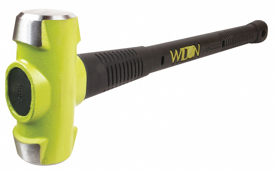Sledge Hammer 12 lb 38 In Rubber/Steel