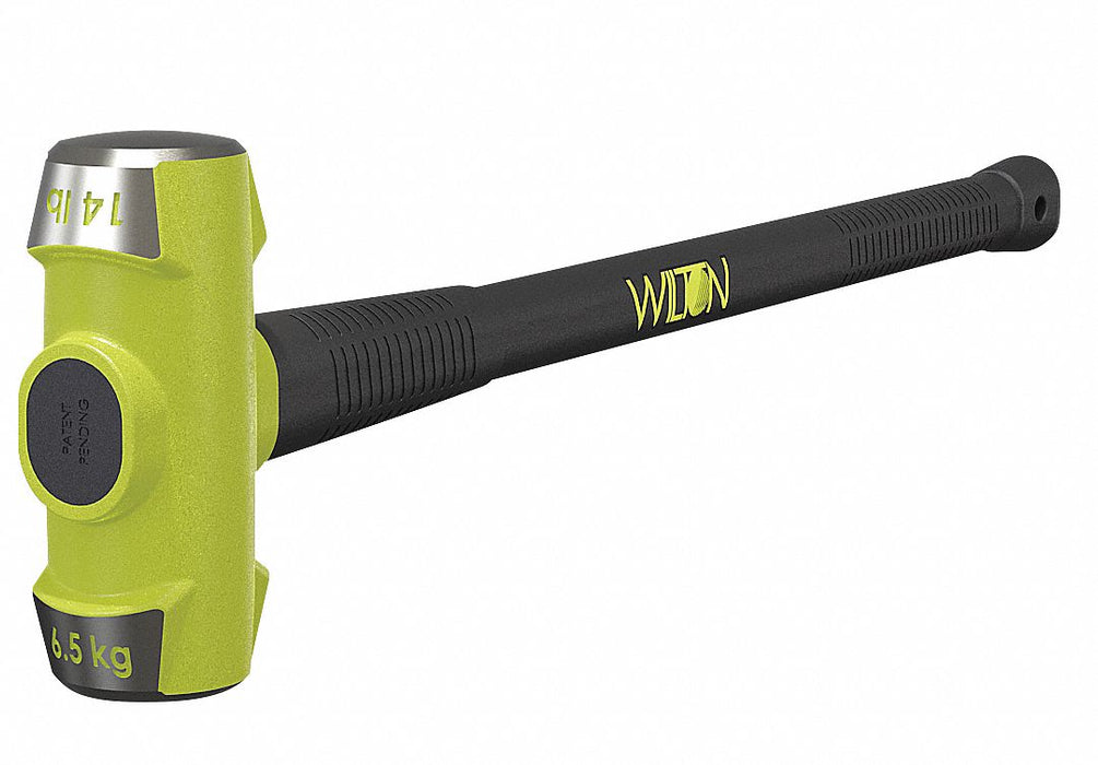 Sledge Hammer 14 lb 32 In Rubber/Steel