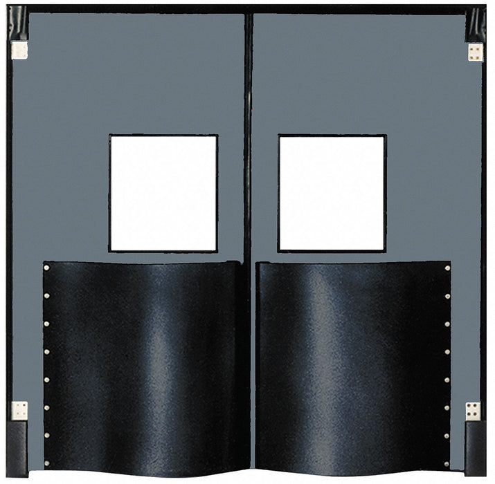 Swinging Door 8 x 5 ft Metallic Gray PR