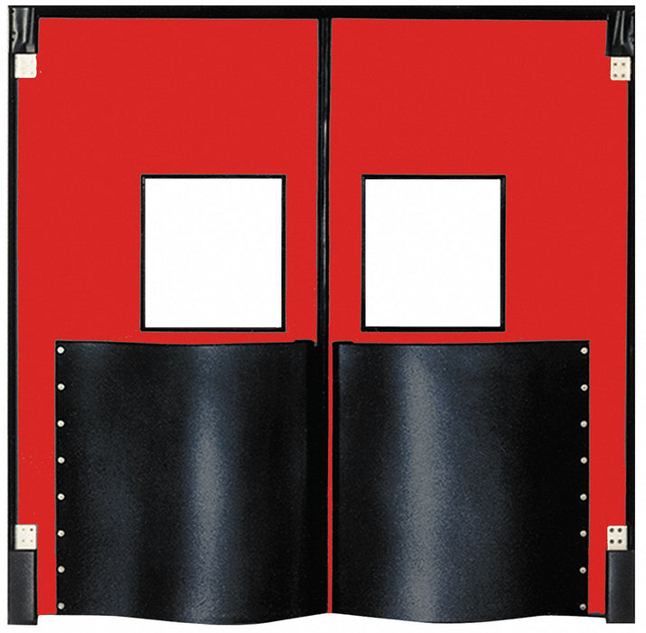 Swinging Dr 9x8 ft Red Polyethylene PR